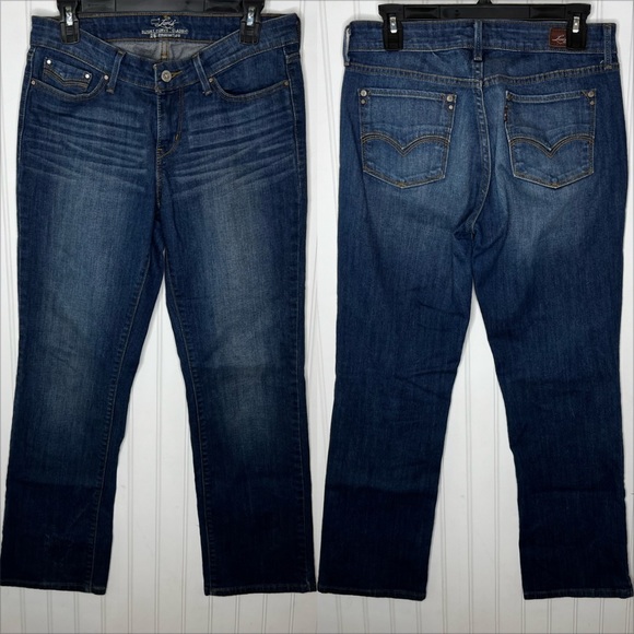 Levi’s Slight Curve Classic Straight Leg Jeans Size 28 - Picture 1 of 10